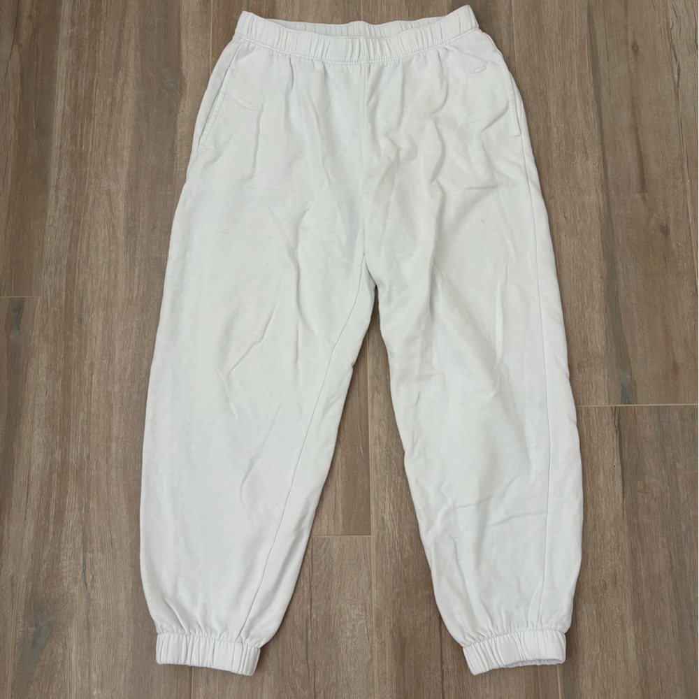 Hollister Women's White Jogger Pants